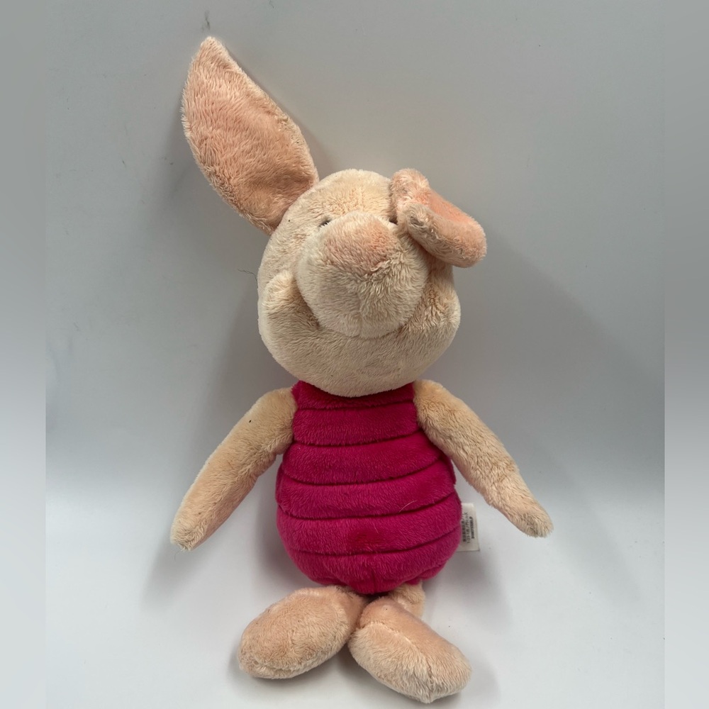 Disney Store Piglet Toy Plush Winnie The Pooh 12 Inch